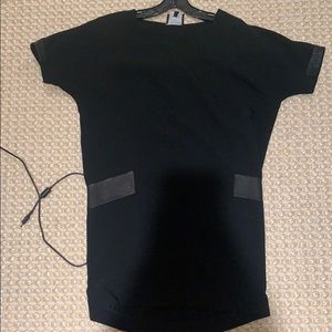 Rag and bone black short sleeve work dress